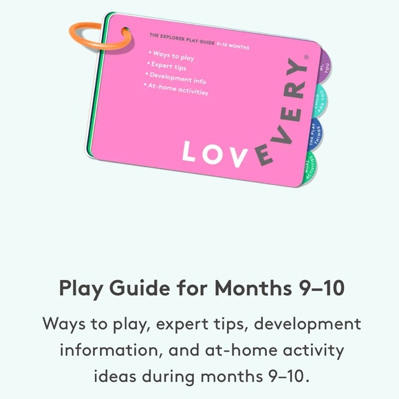 Lovevery 9-10M Montessori Toys and Guide. In great like new condition - Picture 13 of 14